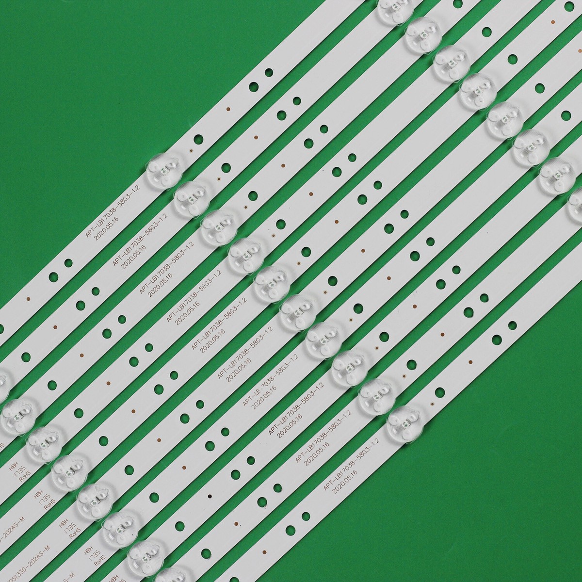 10PCS BACKLIGHT SET Sinotec 58G2AUM LED APT-LB17038-58G3-1.2 58GCU8905B ...