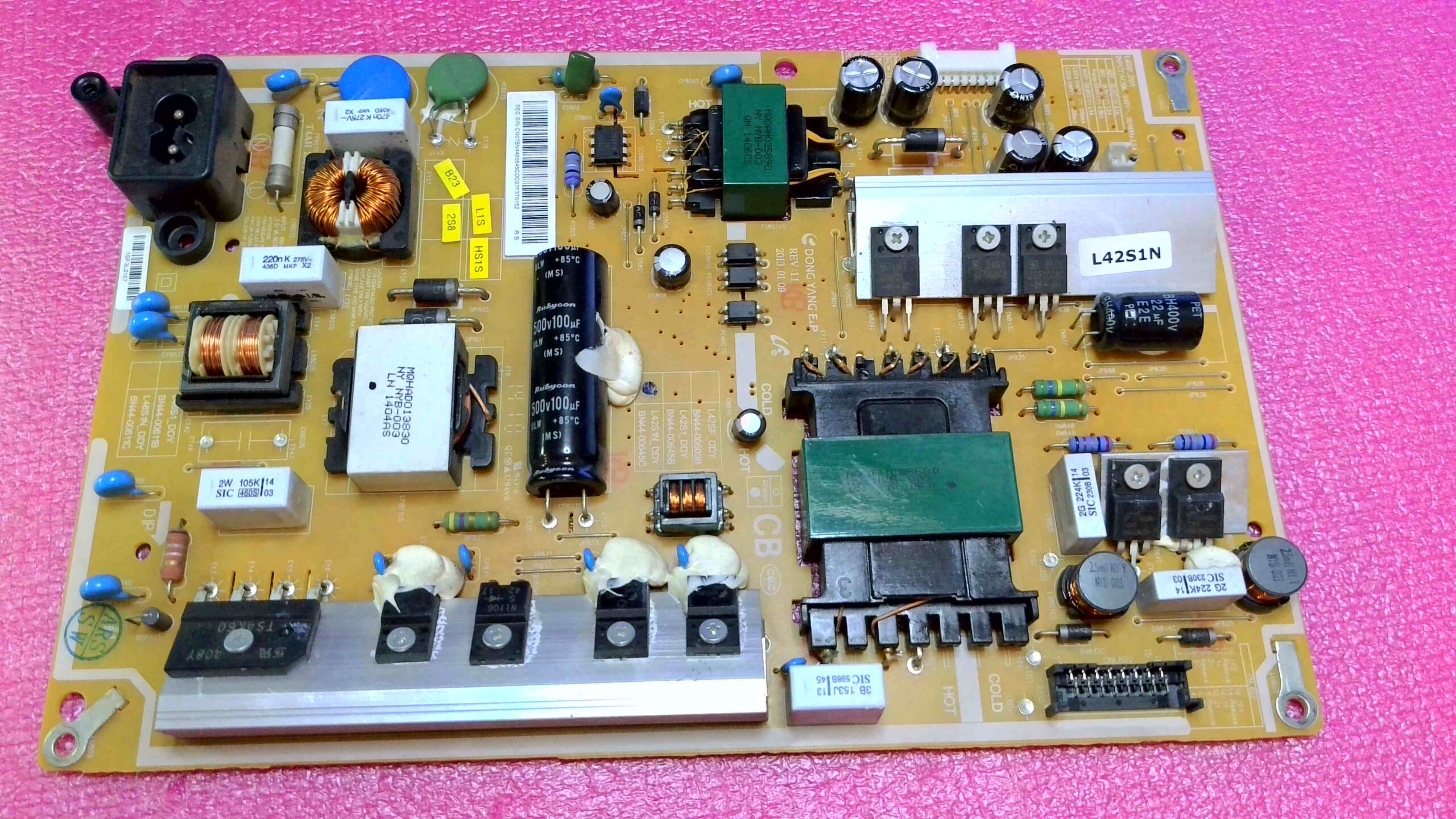 SAMSUNG BN44-00609A, BN44-00609B, or BN44-00609C Power Supply Unit (PSU) UA40F5500